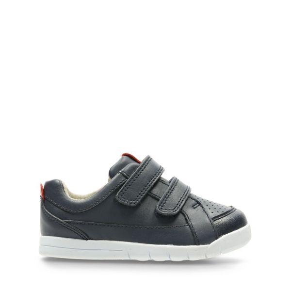 Clarks Boys Emery Walk Toddler Casual Shoes Navy | CA-5801673